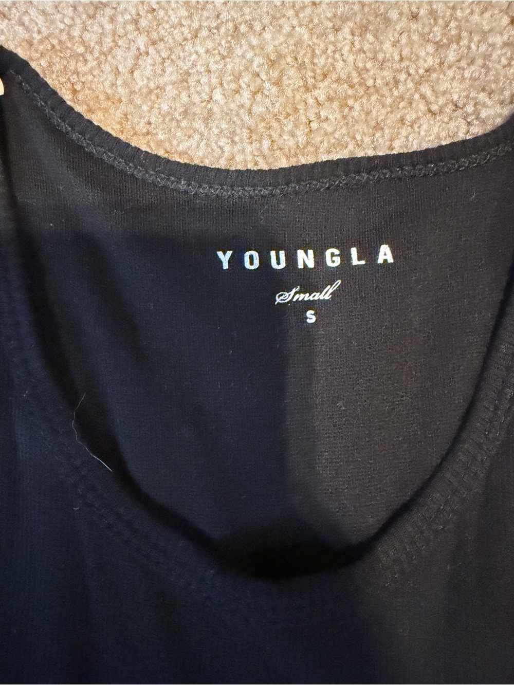 YoungLA Men's Black Wife Lovers Tank Tops - Pack of 3 - Picture 3 of 4